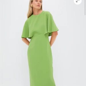 Tuckernuck Pomander Place Leah Cape Dress Pistachio NWT